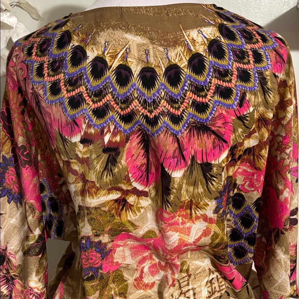 Chico's Multicolor Floral Blouse